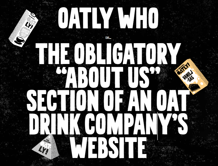Il tone of voice della pagina "Chi siamo" di Oatly