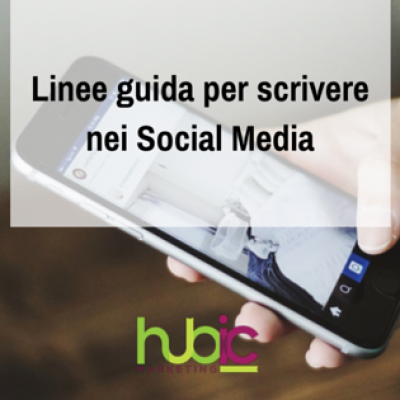 Scrivere nei social media