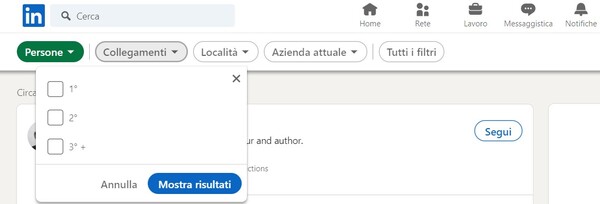 Collegamenti di LinkedIn